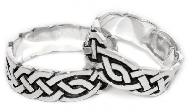 Dorian Silber 925 Ring im keltischen Stil - Schmuck Accessoire für Historische Gewandungen, Reenactm