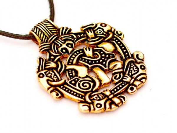 Greiftier-Amulett von Snoring Bronze - Accessoire, Schmuck für Mittelalter, LARP und Alltag