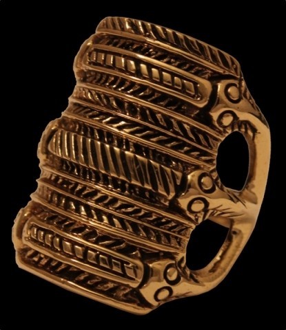 Wikingerring Alvar Bronze - Schmuck Accessoire für Historische Gewandungen, Reenactment und Liveroll