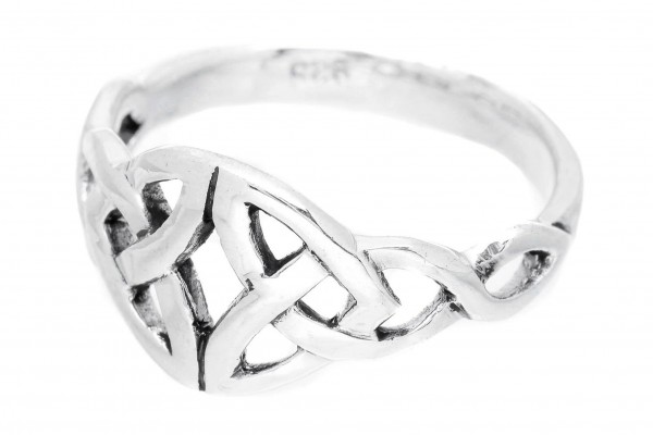 Nanina Silber 925 Ring im keltischen Stil - Schmuck Accessoire für Historische Gewandungen, Reenactm