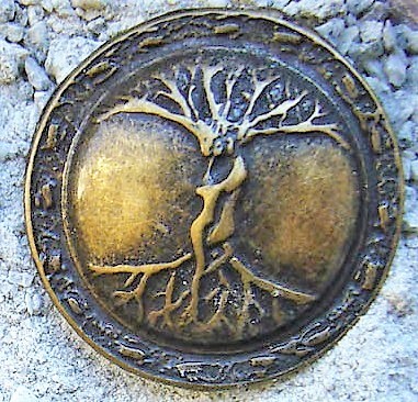 Celtic Tree of Life, altmessingfarbener Beschlag