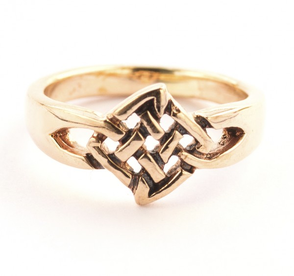 Brigid Bronze Ring im keltischen Stil - Schmuck Accessoire für Historische Gewandungen, Reenactment