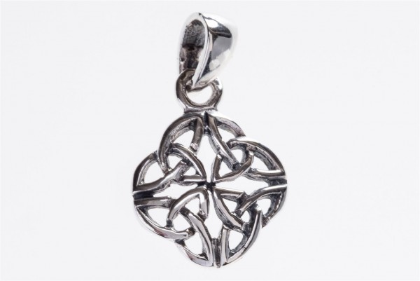 Keltisches Amulett, Anhänger 'Nuana' aus Silber 925- Mittelalter, Larp, Reenactment Schmuck