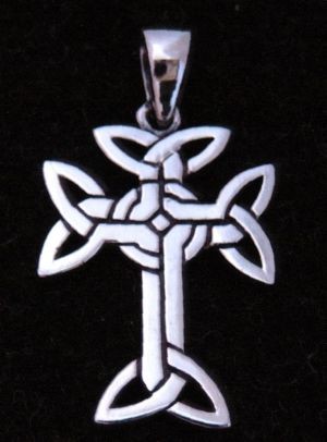 Keltisches Amulett, Anhänger 'Aaran - Kreuz ' aus Silber 925- Mittelalter, Larp, Reenactment Schmuck