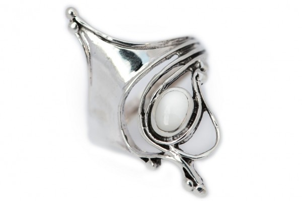 Ring mit Perlmutt 'Venice' Silberschmuck Silber