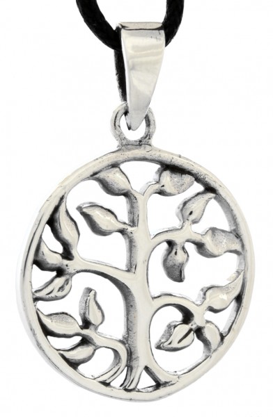 Amulett, Anhänger 'Rowan - Zauberbaum' aus Silber 925 - Mittelalter, Larp, Fantasy Schmuck