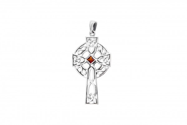 Keltisches Amulett, Anhänger 'Arcana Keltisches Kreuz' aus Silber 925- Mittelalter, Larp, Reenactmen