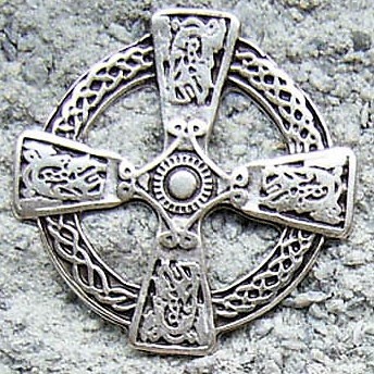 Celtic Cross, silberfarbener Beschlag