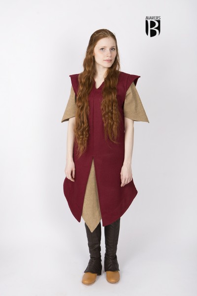 Tunika Meril in Wolle Rot - Miss Viscid Designs von Burgschneider