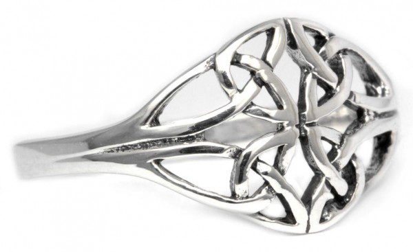 Brigantia Silber 925 Ring im keltischen Stil - Schmuck Accessoire für Historische Gewandungen, Reena