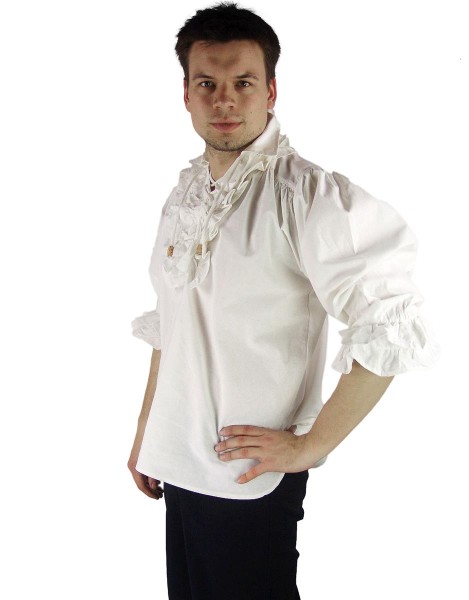 Rüschenhemd Piratenhemd für Larp und Mittelalter Kostüme