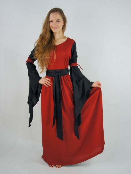 Mittelalterkleid "Dorell" mitweiten Ärmeln für Mittelalter & Larp