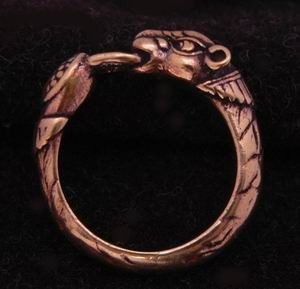 Wikingerring Agnarögn Bronze - Schmuck Accessoire für Historische Gewandungen, Reenactment und Liver