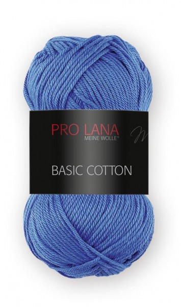 Basic Cotton Farbe: 51 meerblau von Pro Lana 100 % Baumwolle