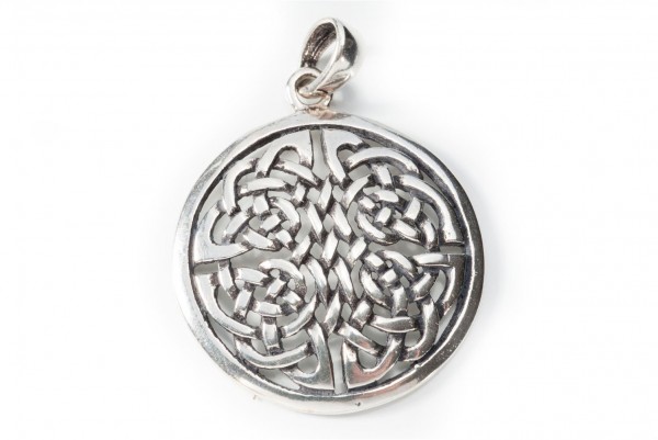 Keltisches Amulett, Anhänger 'Aventur' aus Silber 925- Mittelalter, Larp, Reenactment Schmuck