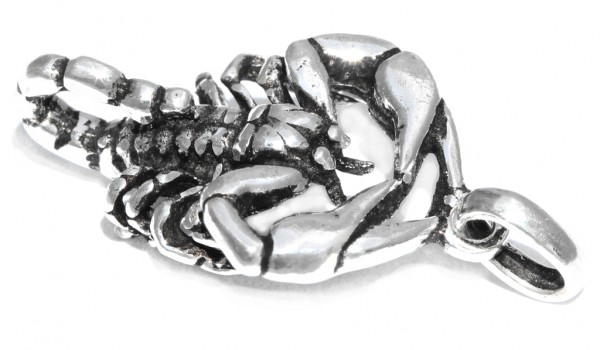 Amulett, Anhänger 'Skorpion Imperator' aus Silber 925 - Mittelalter, Larp, Fantasy Schmuck