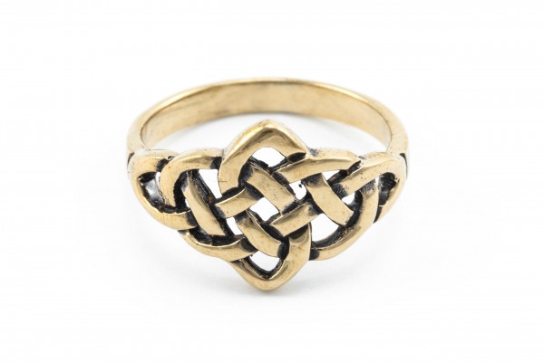 Beltane Bronze Ring im keltischen Stil - Schmuck Accessoire für Historische Gewandungen, Reenactment