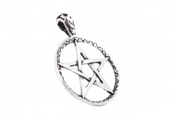 Keltisches Amulett, Anhänger 'Pentagramm Schutzsymbol' aus Silber 925- Mittelalter, Larp, Reenactmen