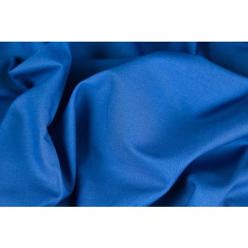 Baumwoll Stoff 254 royal blau Webware Fahnentuch 150 cm breit Meterware in 45 verschiedenen Farben