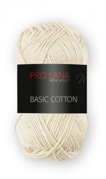 Basic Cotton Farbe: 05 hellbeige von Pro Lana 100 % Baumwolle
