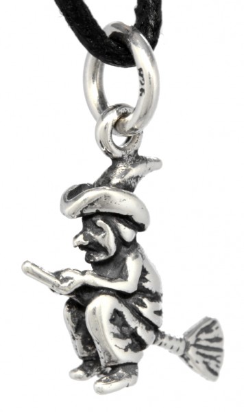 Amulett, Anhänger 'Kleine Hexe Zuthia' aus Silber 925 - Mittelalter, Larp, Fantasy Schmuck