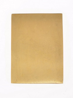 Messing-Abschlussplatte | 4 x 3 x 0,3 cm Bild 2