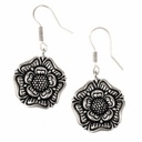 Mittelalter-Ohrringe "Tudor Rose" Bild 2