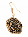 Mittelalter-Ohrringe "Tudor Rose" Bild 3