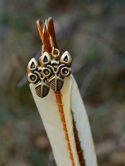 Wikinger-Ohrringe "Birka-Wolf" Bild 4