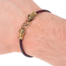 Wikinger-Armband "Wieselkopf" Bild 5