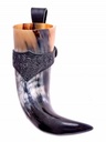 Horn mit geprägtem Halter "Tribal" Bild 3