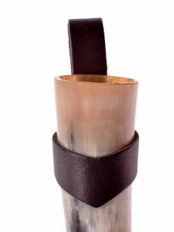 Trinkhorn mit einfachem Halter Bild 3