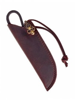 Scheren-Etui - mittel / mit Beschlag Bild 2