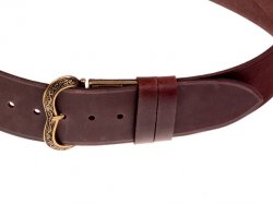 Houppelande-Gürtel aus Leder - 5,5 cm Bild 4