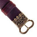 Houppelande-Gürtel - 5,5 cm / Ende + Beschlag Bild 2