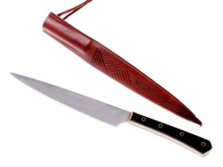 Mittelalterliches Alltagsmesser - Horngriff Bild 2