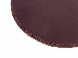 Leder-Mauspad - rund Bild 2