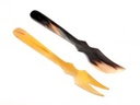 Zweiteiliges Besteck aus Horn Bild 2