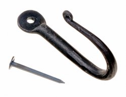 Wandhaken geschmiedet - groß Bild 2