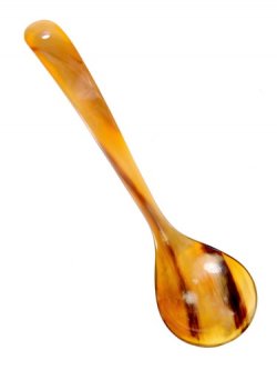 Kelle aus echtem Horn - Lang Bild 3