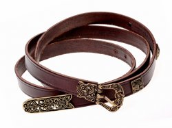 Gürtel "Birka" - 2 cm / Ende + Nieten Bild 2