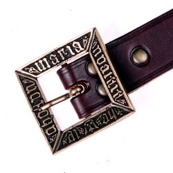 Mittelalter-Gürtel "Erik" - 3 cm + Ende Bild 3