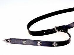 Wikingergürtel - 3 cm / Ende + Nieten Bild 3