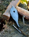 Geschmiedeter Haken in Blattform Bild 5