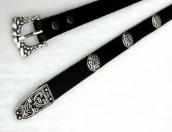 Angelsächsischer Gürtel / Ende + Nieten Bild 3