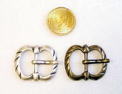 Spätmittelalter-Schnalle - für 1,5 cm-Gürtel Bild 3