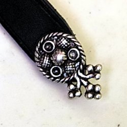 Mittelalter-Gürtel 2 cm / Ende + Nieten Bild 4