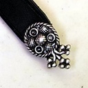 Mittelalter-Gürtel 2 cm / Ende + Nieten Bild 4