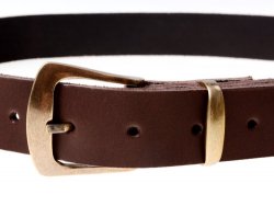 Klassischer Gürtel 3 cm - Kernleder Bild 3