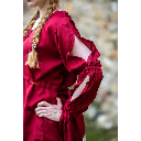Bluse 'Victoria' mit Raffärmeln - Larp und Mittelalter Gewand